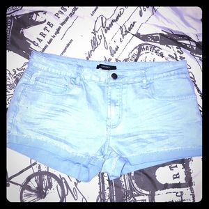 Light blue shorts